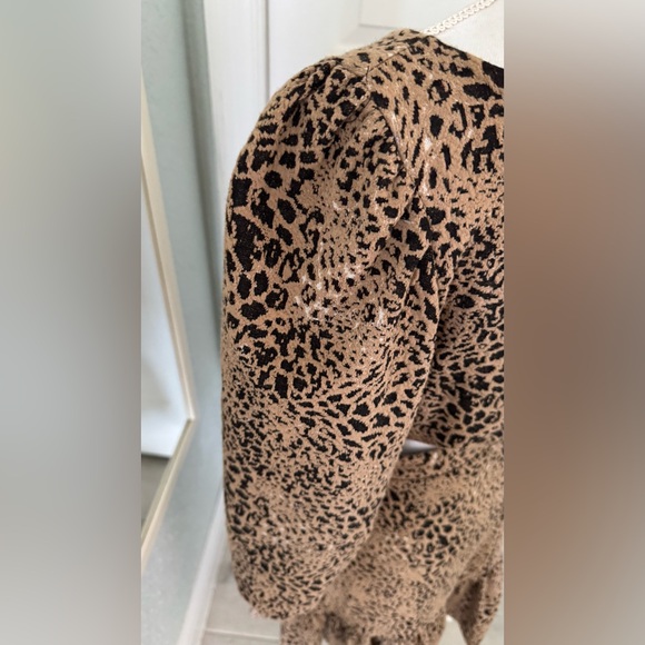 Anthropologie Maeve Knit Cut-Out Mini Dress Size 8 - Picture 8 of 16